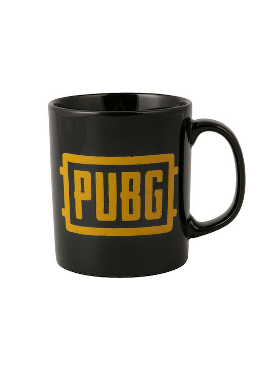 Jinx Playerunknown's Battlegrounds PUBG Black/Orange Logo Mug Tasse Keramik Schwarz 1Stück