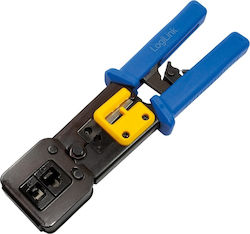 LogiLink Ethernet Internet Cable Crimping Plier RJ12, RJ11, RJ45 with Cable Cutter (Length 220mm) WZ0037