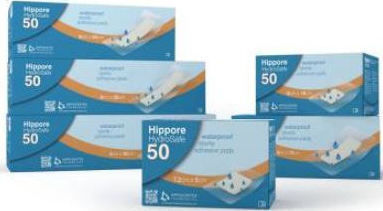 Hippocrates Topmedical Hippore Hydrosafe Αυτοκόλλητες Γάζες 50τμχ