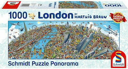 Cityscape London Puzzle 2D 1000 Pieces