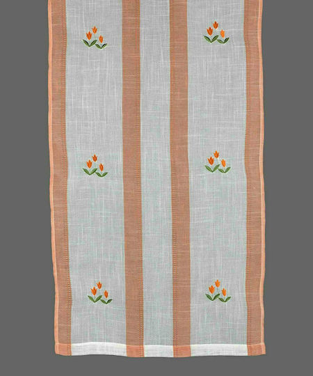 Silk Fashion Perdea Fereastră Cu Bretele 315 Portocalie 60x130cm