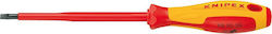 Knipex Κατσαβίδι Ηλεκτρολόγου 1000V Νάνος Ίσιο