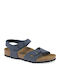 Birkenstock Παιδικά Πέδιλα Rio Ανατομικά Navy Μπλε