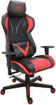 Zita Plus BS6100 Artificial Leather Gaming Chair with Adjustable Arms Red