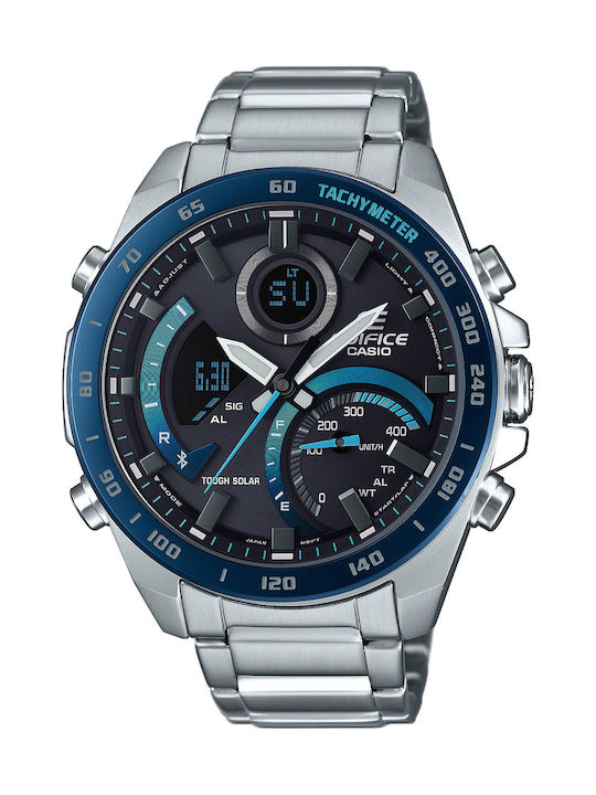 Casio Edifice Ρολόι Solar με Μεταλλικό Μπρασελέ Casio Edifice Ρολόι Solar με Μεταλλικό Μπρασελέ