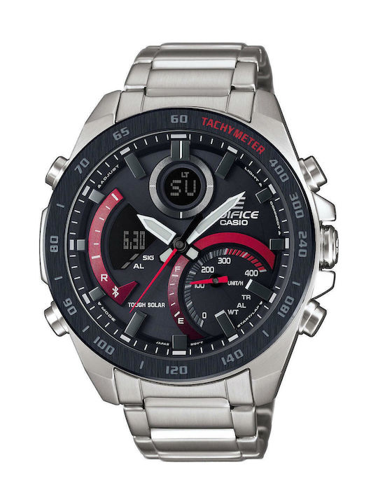 Casio Edifice Ρολόι Solar με Μεταλλικό Μπρασελέ Casio Edifice Ρολόι Solar με Μεταλλικό Μπρασελέ