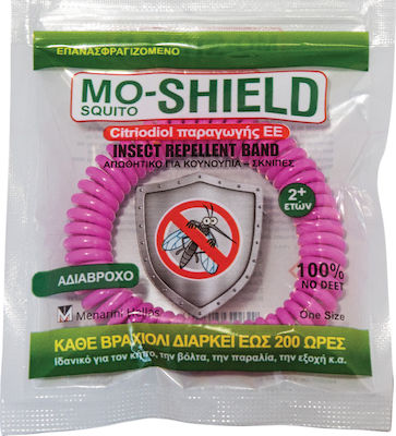 Menarini Insect Repellent Band Fuchsia Mo-Shield for Kids