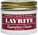 Layrite Supershine Hair Styling Cream with Shine with Medium Hold 120gr