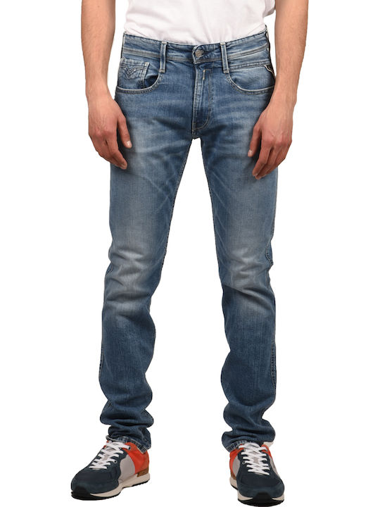 Replay Herren Jeanshose in Slim Fit Blau M914.000.573452-010