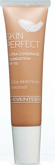 Seventeen Skin Perfect Ultra Coverage Waterproof Liquid Foundation SPF15 04 15ml
