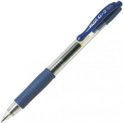 Pilot Στυλό Gel 0.5mm με Μπλε Mελάνι G-2
