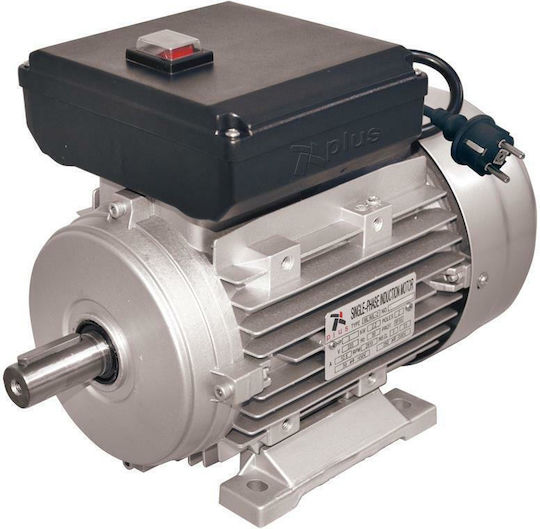 Plus Μονοφασικός Ηλεκτροκινητήρας 3hp Μέγιστων Στροφών 1400rpm με Σφήνα 220V