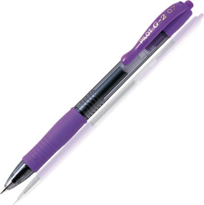 Pilot G-2 Stift Gel 0.7mm mit Lila Tinte