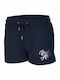 Russell Athletic Script Women's Sporty Shorts Blue