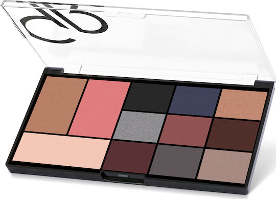 Golden Rose City Style Makeup Palette for Face & Eyes 02 Smokey 23.9gr