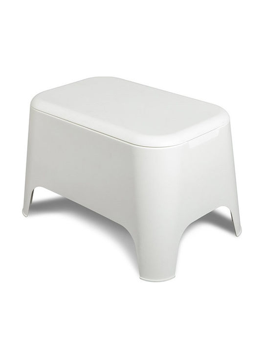 Tisch für kleine Außenbereiche Stabil Petra Matte Bianco 59x39x36cm