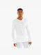 Nike First Layer Men's Athletic Long Sleeve Blouse Dri-Fit White