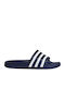 Adilette Aqua Men's Slides Dark Blue / Cloud White