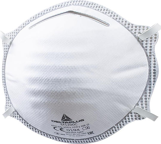 Delta Plus M1200 Halbmasken FFP2 20 Stück Schutzmaske FFP2 Weiß M1200C 20Stück