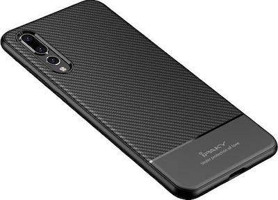 iPaky Carbon Fiber Back Cover Μαύρο (Huawei P20 Pro ...