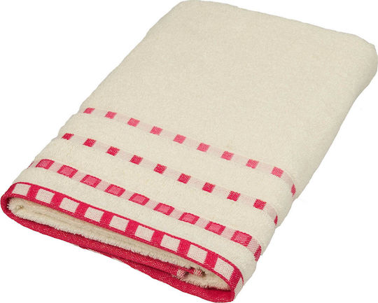 Le Blanc Prosop De Mână Jacquard Cu Buline 30x50cm Crem-Coral Greutate 450gr/m² Le Blanc Prosop De Mână Jacquard Cu Buline 30x50cm Crem-Coral Greutate 450gr/m²