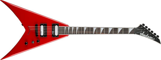 Jackson JS Series King V JS32T Електрическа Китара Flying V с HH Конфигурация на Пикапите Ferrari Red