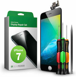 Fixxoo Οθόνη για iPhone 7 (Μαύρο)