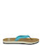 Eezay Parley Frauen Flip Flops in Türkis Farbe