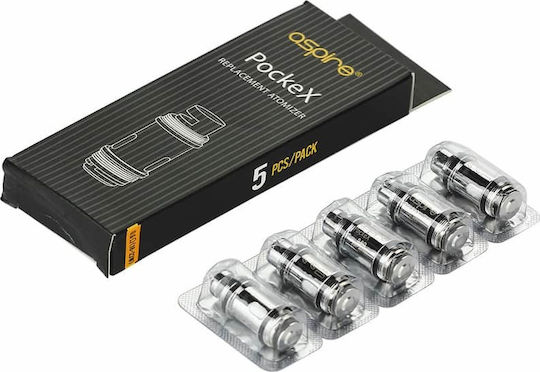 Aspire Pockex Electronic Cigarette Resistance 0.6ohm 5pcs 239