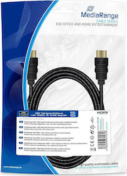 MediaRange HDMI 2.0 Cablu HDMI de sex masculin - HDMI de sex masculin 3m Negru