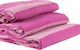 Silk Fashion Throws Set 3 pcs 1502 Fuchsia