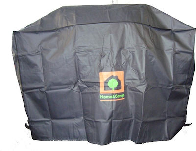 Home & Camp Premium Large Grill Cover Gray with UV Protection 146x70x110cm