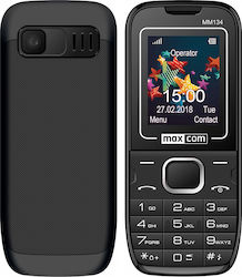 MaxCom Classic MM134 Dual SIM Mobile Phone with Large Buttons Black