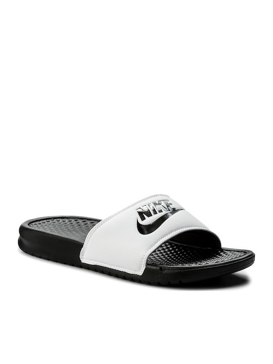 Nike Benassi Just Do It Slides σε Λευκό Χρώμα