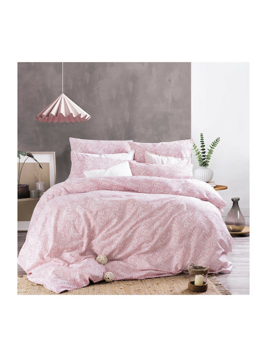 Rythmos Duvet Set Queen 220x240cm Layla Pink 3pcs