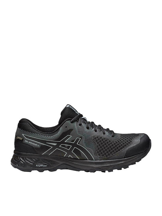 ASICS Gel-Sonoma 4 GTX Γυναικεία Αθλητικά Παπούτσια Running Μαύρα Αδιάβροχα με Μεμβράνη Gore-Tex