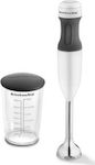 Kitchenaid Hand Blender with Stainless Rod 180W White