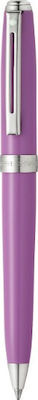 Sheaffer Prelude Mini Gloss Lavender Pen Ballpoint with Blue Ink 1pcs