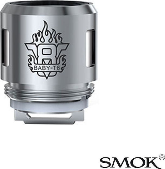 Smok TFV8 Baby T6 Αντιστάση Ηλεκτρονικών Τσιγάρων 0.2ohm (DL) 5τμχ