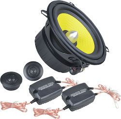 Ground Zero Set Auto-Lautsprecher Autolautsprecher 5.25" mit 130W RMS (2 Weg)