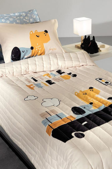 Saint Clair Doggy Παιδική Μαξιλαροθήκη 50x70εκ. Μπλε