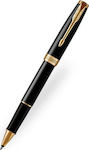 Parker Sonnet Stift Rollerball Schwarz Körper Core Laque Schwarz GT