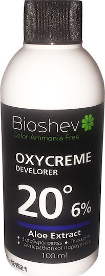 Bioshev Professional Οξειδωτικό Γαλάκτωμα Extract Aloe 20Vol Χωρίς Αμμωνία 100ml