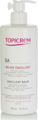 Topicrem DA Moisturizing Balm Restoring for Dry Skin 500ml