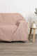 Naf Naf 358/21 Three-Seater Sofa Throw Chenille 180x300cm Powder