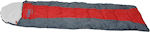 Campus Sleeping Bag Single Summer Slimlight Grey/Red