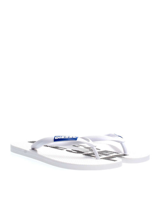 Sa-Briian Men's Flip Flops White