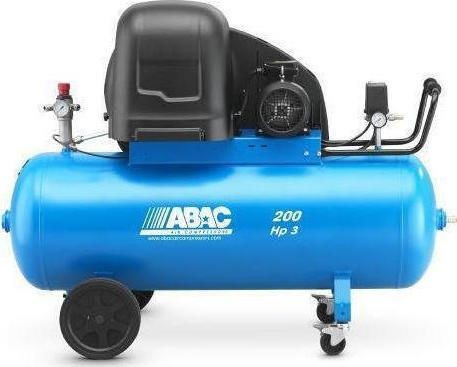 Abac S A39B Въздушен компресор с Мощност 3к.с и Резервоар 200лт 4116007352