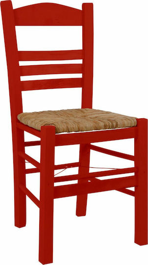 Καρέκλα Καφενείου Rino 2 40.5x43x88εκ. Κόκκινη