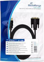 MediaRange 2m DVI-D male to HDMI male Cable Black (MRCS185)